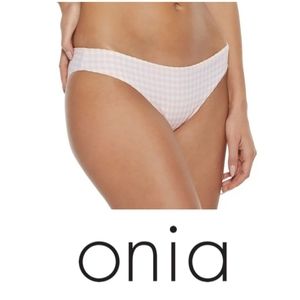 SALE NEW Onia Lilly Gingham Bikini Bottom